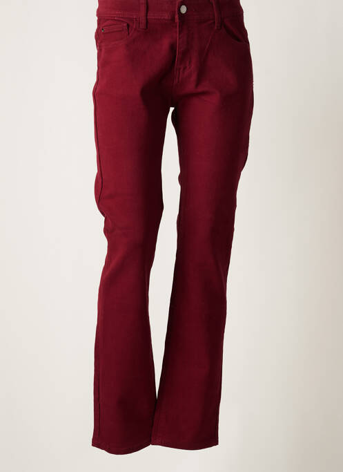 Pantalon droit rouge KALISSON pour femme