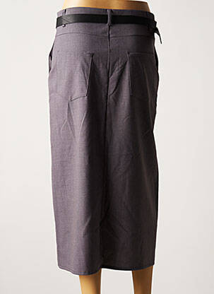 Jupe longue taille normale gris DIXIE femme