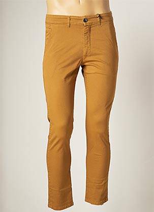 Pantalon chino stretch taille normale marron IMPERIAL homme