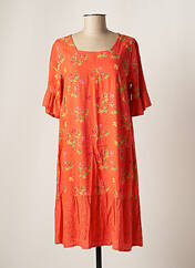 Robe mi-longue orange AGATHE & LOUISE pour femme seconde vue