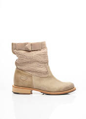Bottines/Boots beige TWIN SET pour femme seconde vue