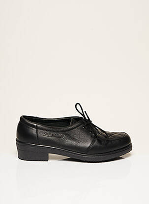 Derbies tissage satiné talon plat jusqu'à 3cm noir ROHDE femme
