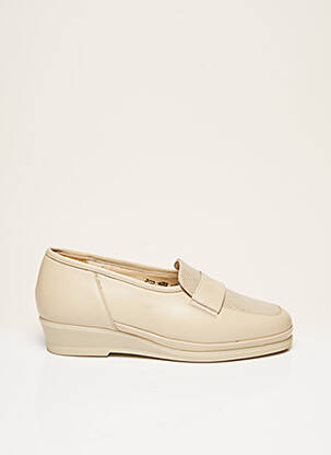 Chaussures de confort talon compensé talon plat jusqu'à 3cm beige GOLDKRONE femme