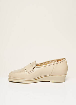 Chaussures de confort talon compensé talon plat jusqu'à 3cm beige GOLDKRONE femme