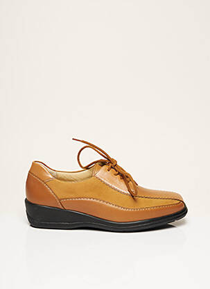Chaussures de confort talon compensé talon plat jusqu'à 3cm marron GOLDKRONE femme
