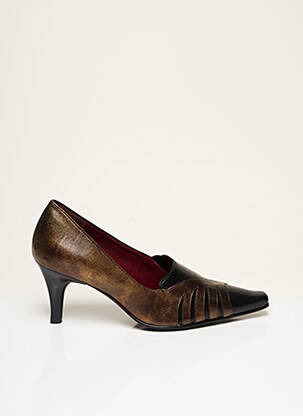 Escarpins bout pointu talon de 4 à 6cm noir ELANTINE femme