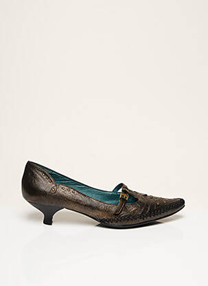 Escarpins bout pointu talon de 4 à 6cm marron MADISON femme