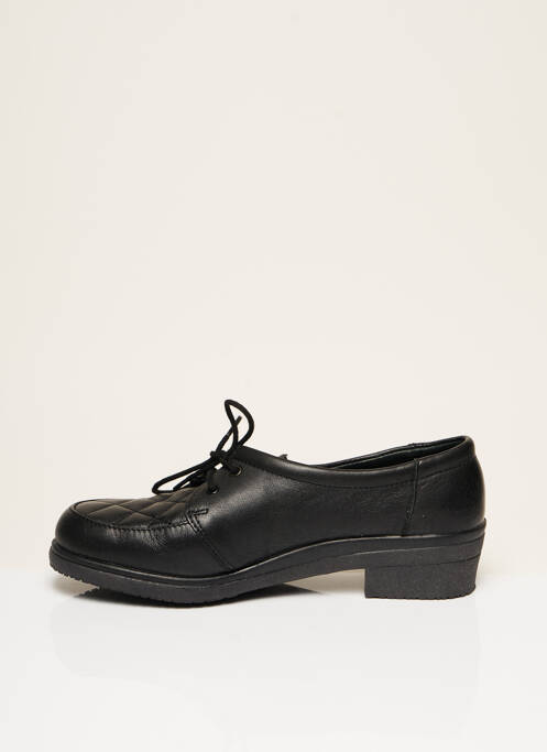 Derbies tissage satiné talon plat jusqu'à 3cm noir ROHDE femme