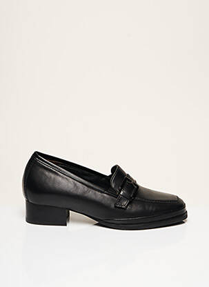 Chaussures de confort tissage satiné talon plat jusqu'à 3cm noir SEMLER femme