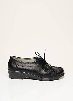 Chaussures de confort matière lisse talon plat jusqu'à 3cm noir ROHDE femme