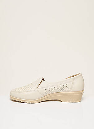 Chaussures de confort talon compensé talon plat jusqu'à 3cm beige ROHDE femme