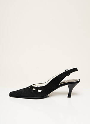 Sandales/nu pieds fermeture boucle(s) talon de 4 à 6cm noir FEELING femme