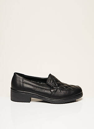 Chaussures de confort tissage satiné talon plat jusqu'à 3cm noir ROHDE femme