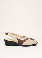 Sandales/Nu pieds beige OMBELLE pour femme seconde vue