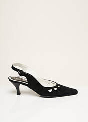Sandales/Nu pieds noir FEELING pour femme seconde vue