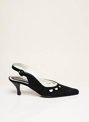 Sandales/Nu pieds noir FEELING pour femme