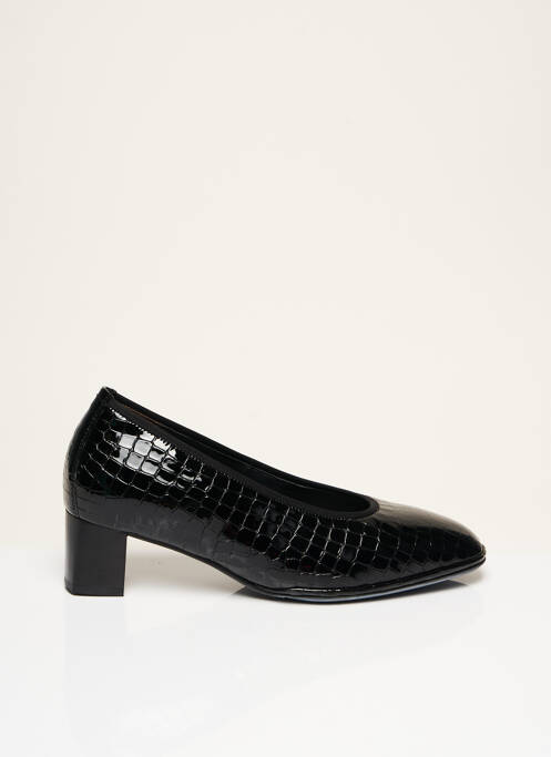 Escarpins matière lisse talon de 4 à 6cm noir SEMLER femme