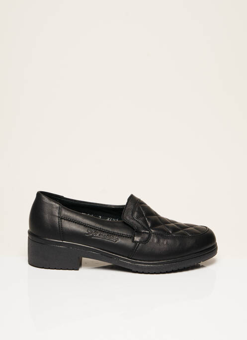 Chaussures de confort tissage satiné talon plat jusqu'à 3cm noir ROHDE femme