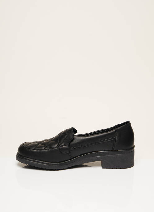 Chaussures de confort tissage satiné talon plat jusqu'à 3cm noir ROHDE femme