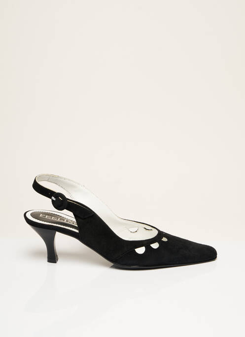 Sandales/Nu pieds noir FEELING pour femme