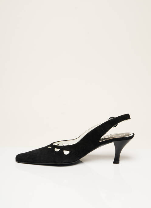 Sandales/Nu pieds noir FEELING pour femme