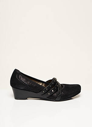 Ballerines type de semelle amortissante talon de 4 à 6cm noir SWEET femme