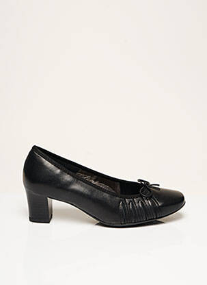 Escarpins tissage satiné talon de 4 à 6cm noir ARA femme