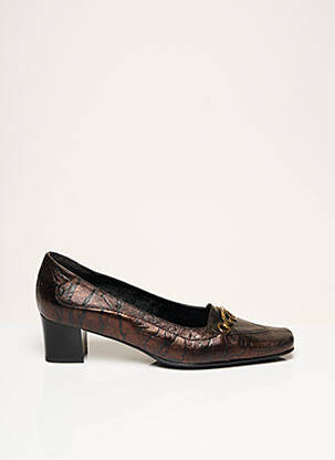Escarpins talon de 4 à 6cm marron J.METAYER femme