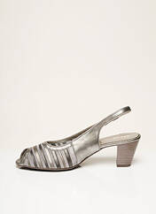 Sandales/Nu pieds gris ARA pour femme seconde vue