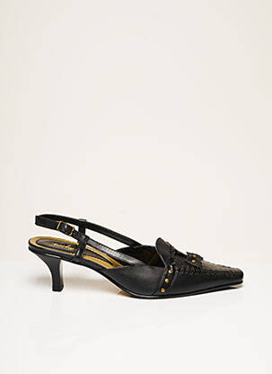 Sandales/Nu pieds noir RENE DERHY pour femme