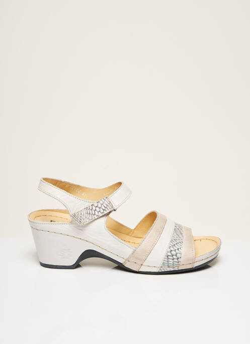 Sandales/Nu pieds blanc FLORETT pour femme