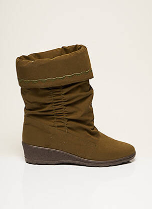 Bottines/boots bout rond talon plat jusqu'à 3cm vert ROHDE femme