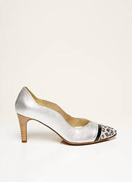 Escarpins talon aiguille talon de 7 à 9cm gris J.METAYER femme