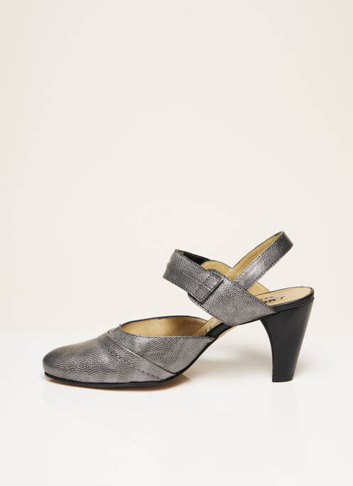 Sandales/Nu pieds gris J.METAYER pour femme