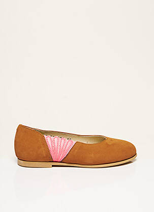 Ballerines bout rond bout rond marron NA-WAK fille