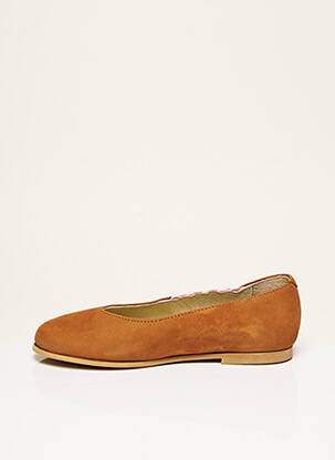 Ballerines bout rond bout rond marron NA-WAK fille