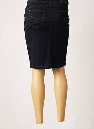 Jupe mi-longue taille normale bleu JOCAVI femme