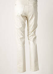 Pantalon droit beige RIVIERES DE LUNE pour femme seconde vue
