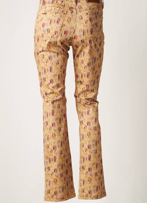 Pantalon droit beige PAUL BRIAL pour femme