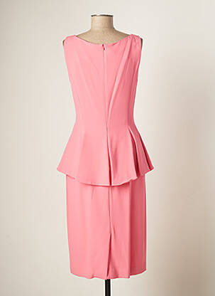 Robe mi-longue sans manche sans manche rose PAULE VASSEUR femme