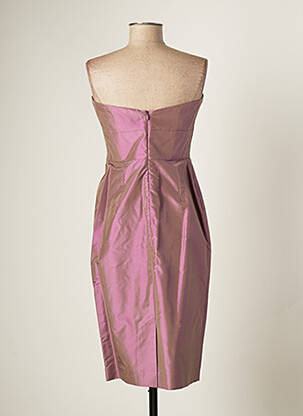 Robe courte sans manche sans manche violet PAULE VASSEUR femme