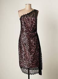 Robe mi-longue sans manche sans manche noir PAULE VASSEUR femme