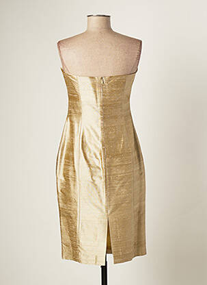 Robe courte sans manche sans manche jaune PAULE VASSEUR femme