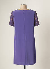 Robe courte violet PAULE VASSEUR pour femme seconde vue