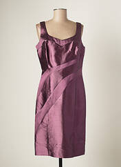 Robe mi-longue violet PAULE VASSEUR pour femme seconde vue