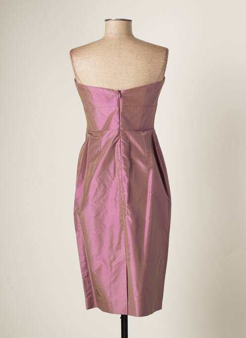 Robe courte violet PAULE VASSEUR pour femme