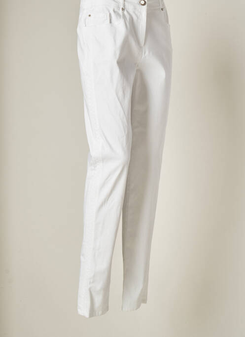 Pantalon slim blanc JULIE GUERLANDE pour femme