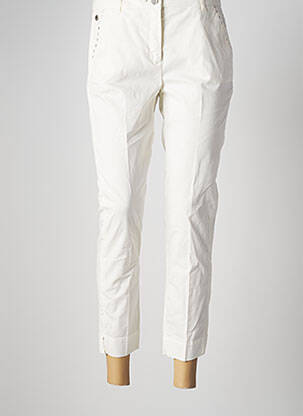 Pantalon chino blanc JULIE GUERLANDE pour femme
