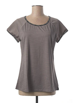 T-shirt gris ROXY pour femme