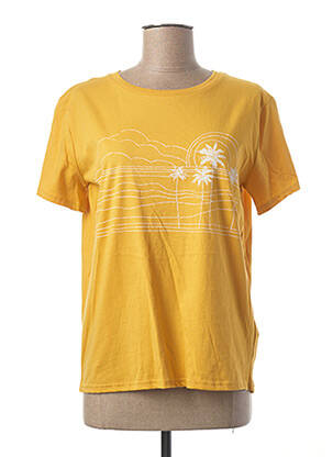 T-shirt jaune BILLABONG pour femme